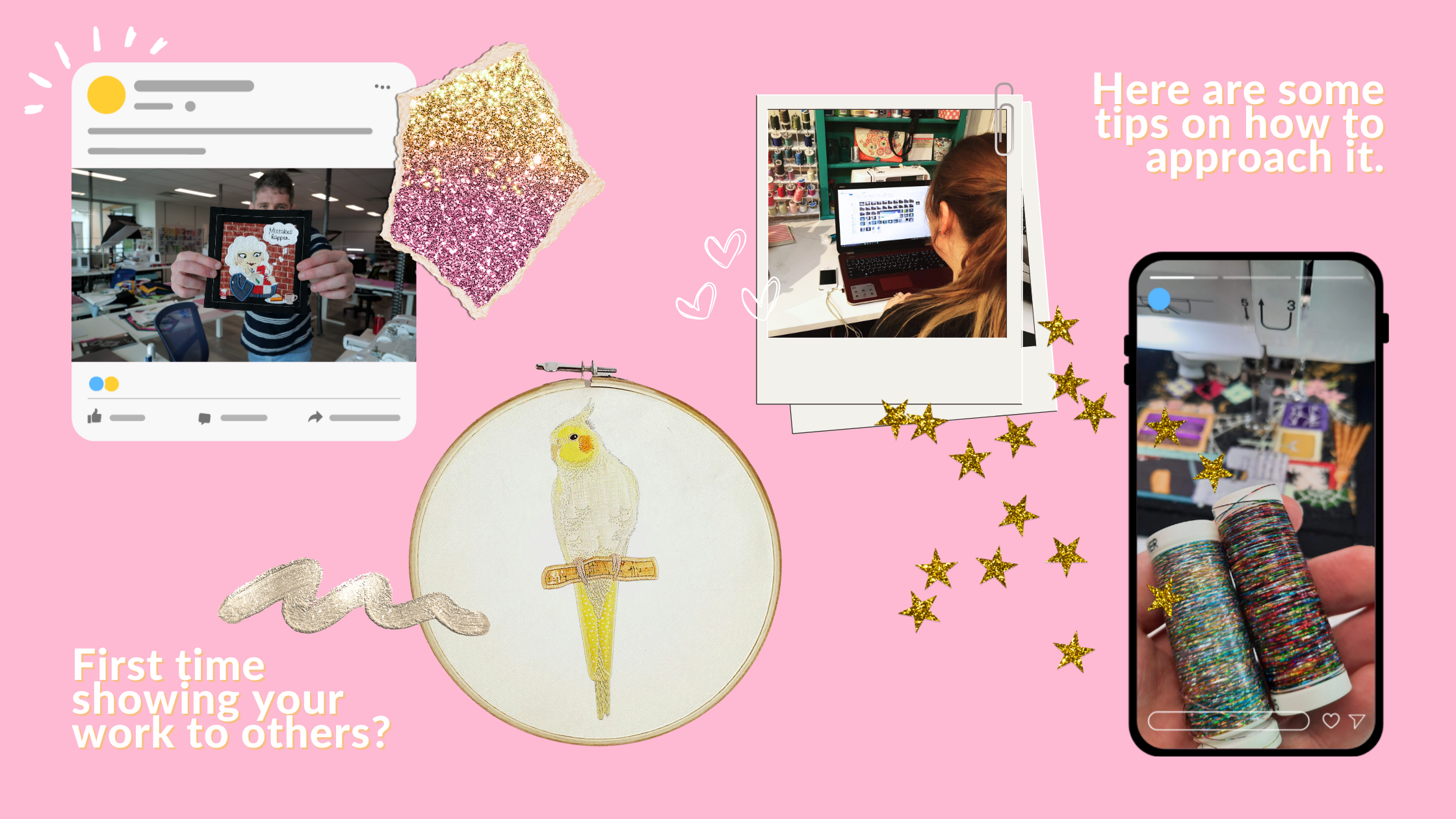 First Time Sharing Your Work Here's Some Tips blog