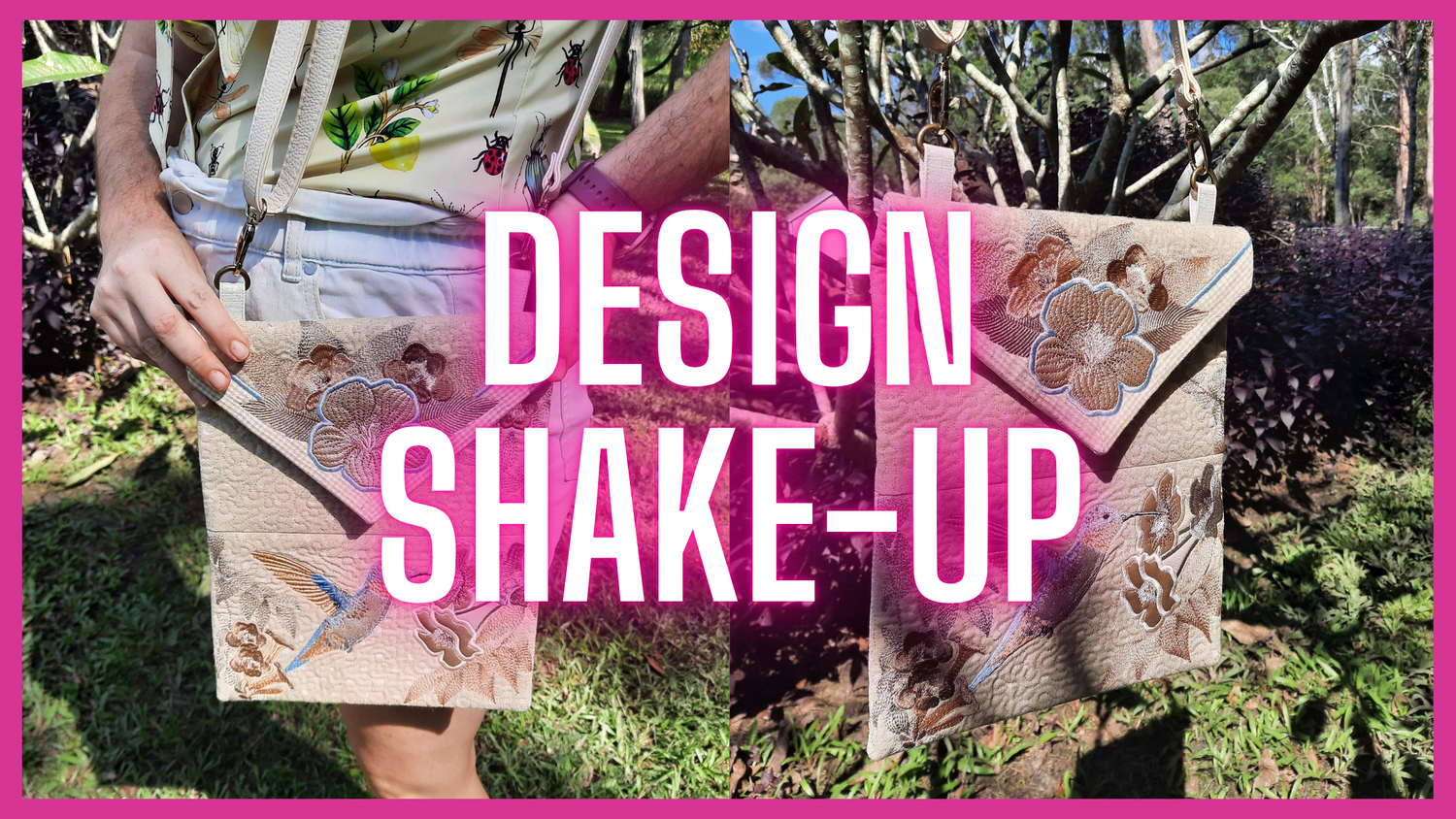 hummingbird hanger as bag styled