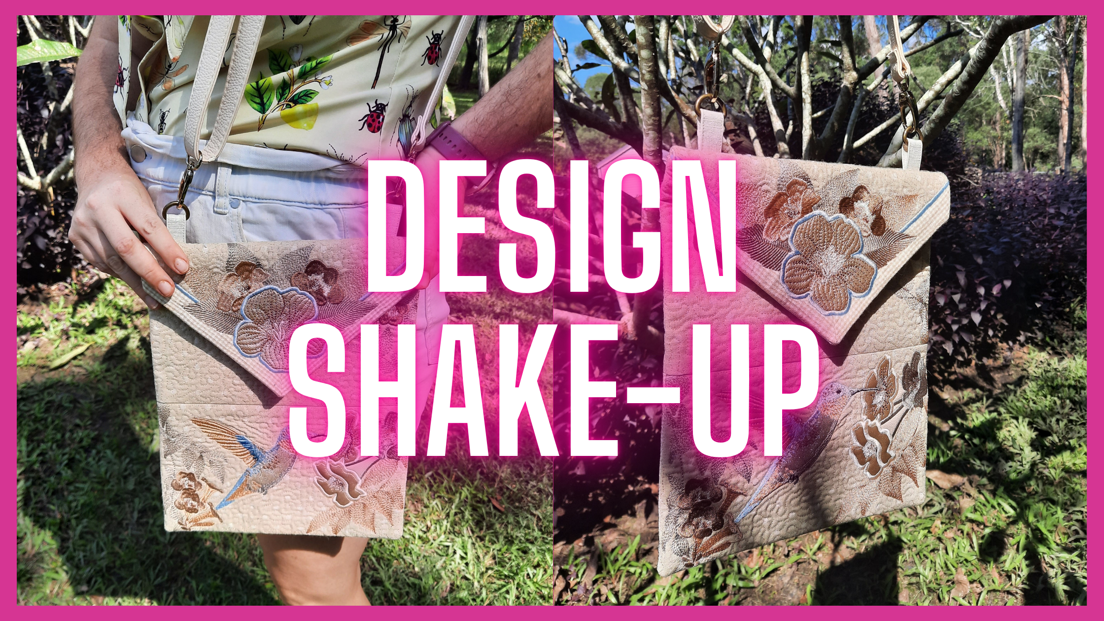 hummingbird hanger as bag styled