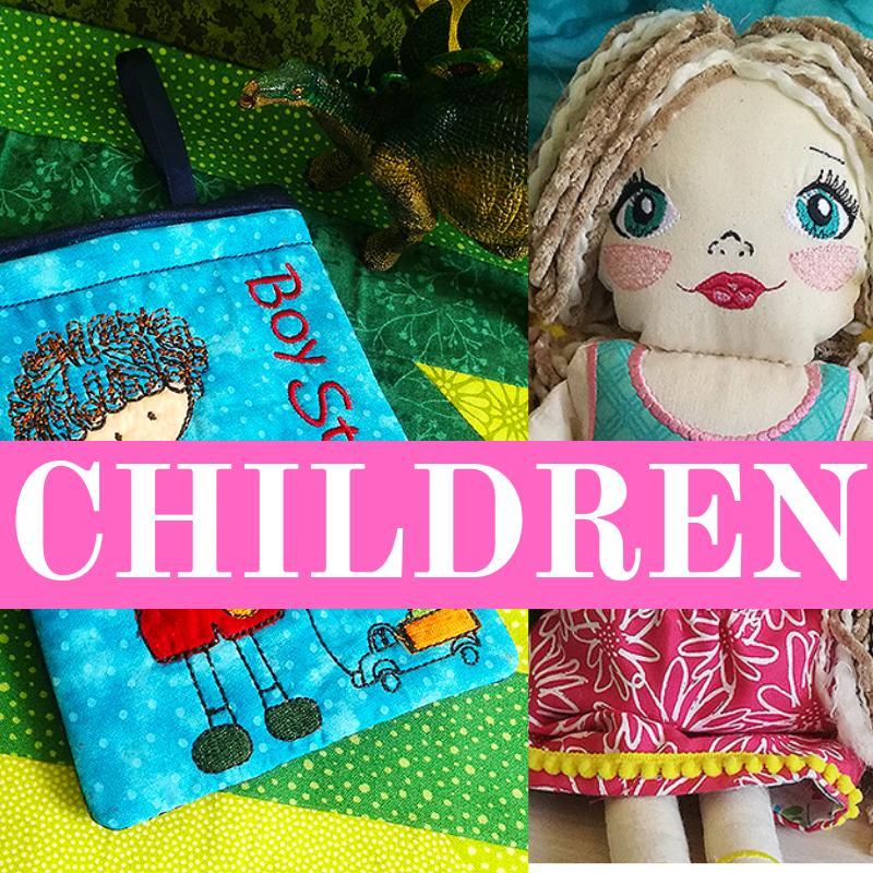 Children's In The Hoop Embroidery Designs