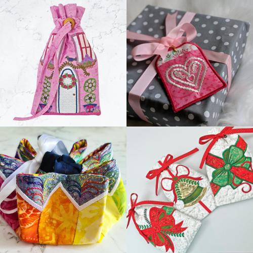 Machine Embroidery Gift Bags & Tags Sweet Pea Australia