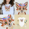Cute Embroidered Fox With Flowers 5x5 6x6 7x7 8x8 - Sweet Pea In The Hoop Machine Embroidery Design