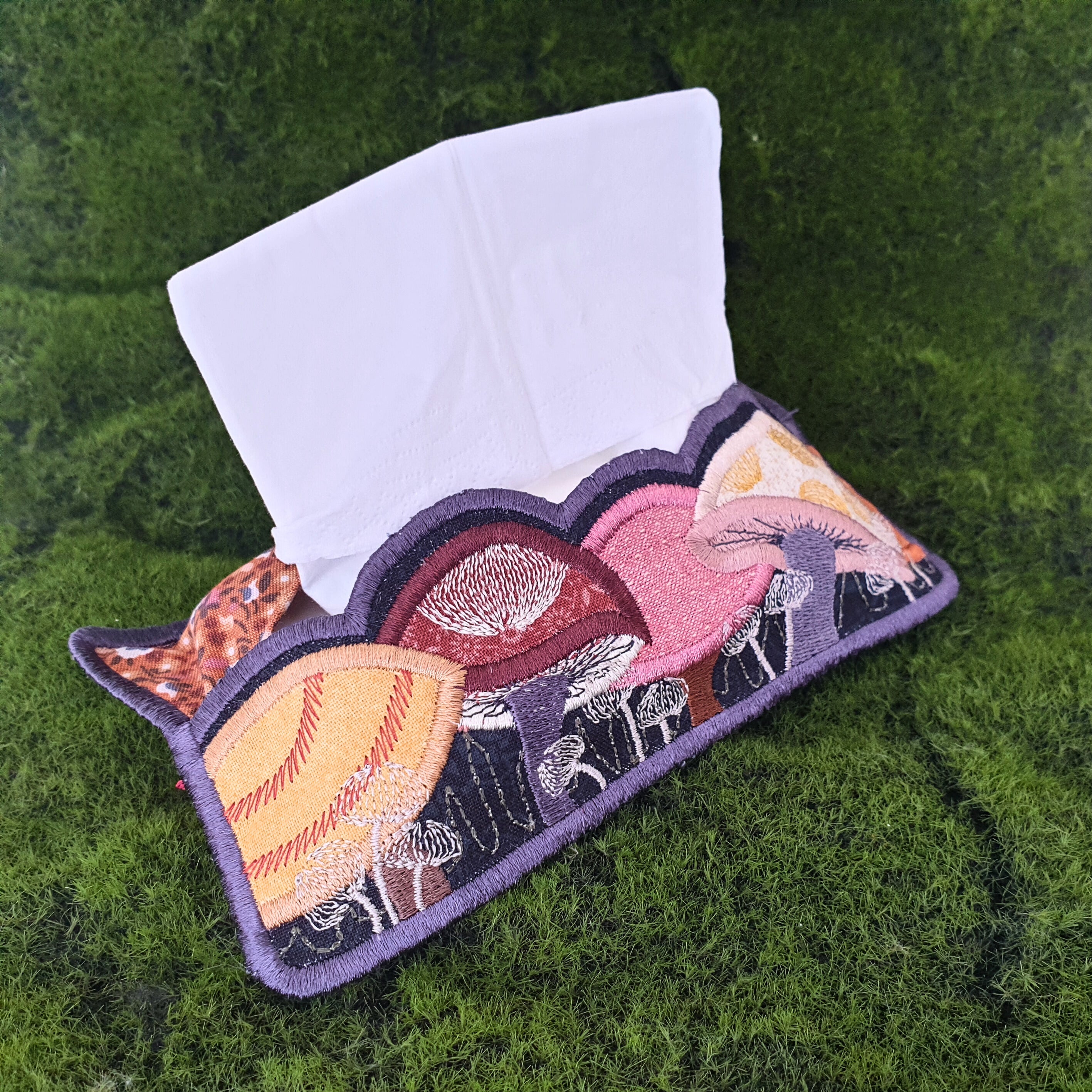 mushroom tissue holder styled