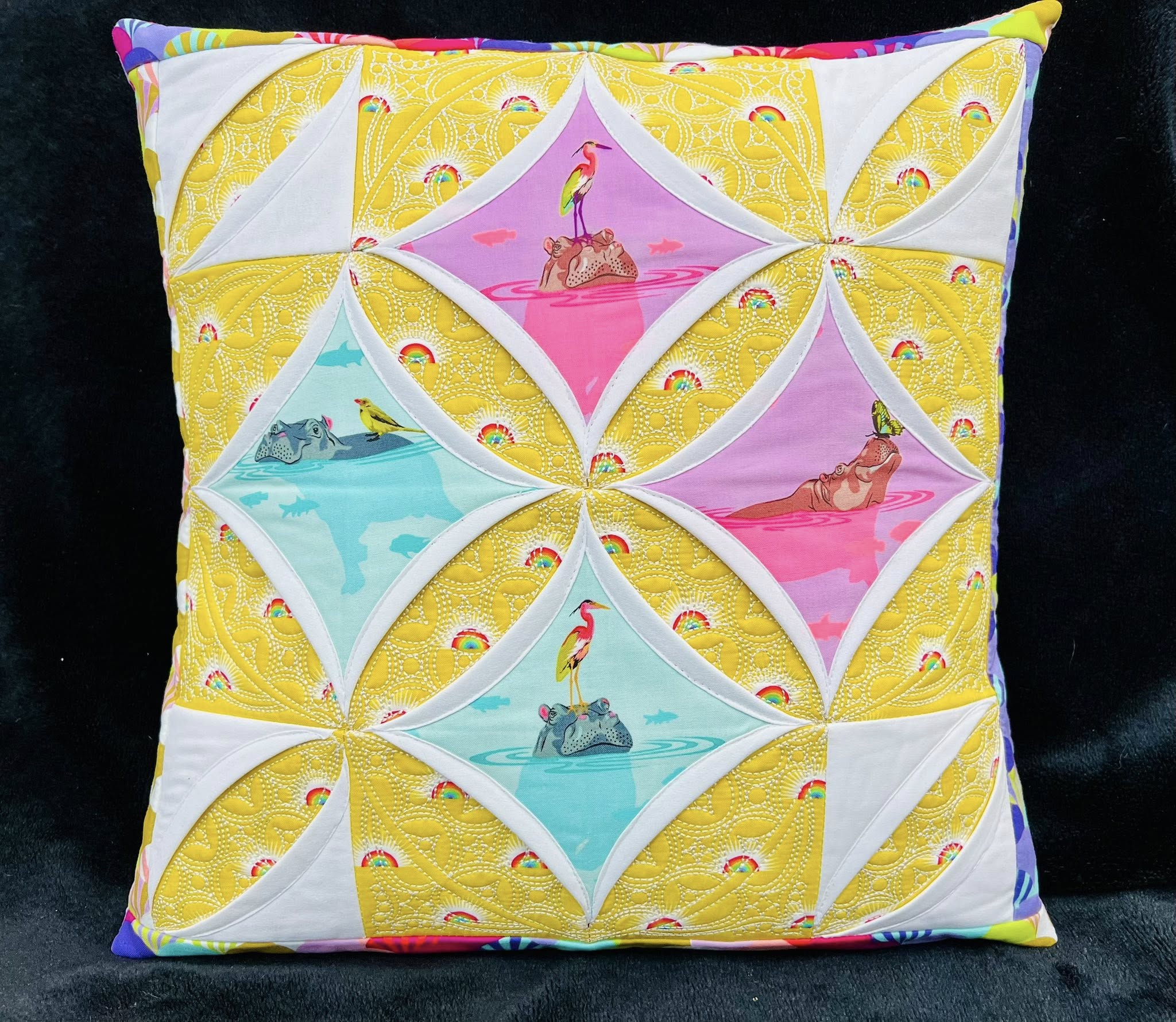 Traditional Cathedral Window Quilt