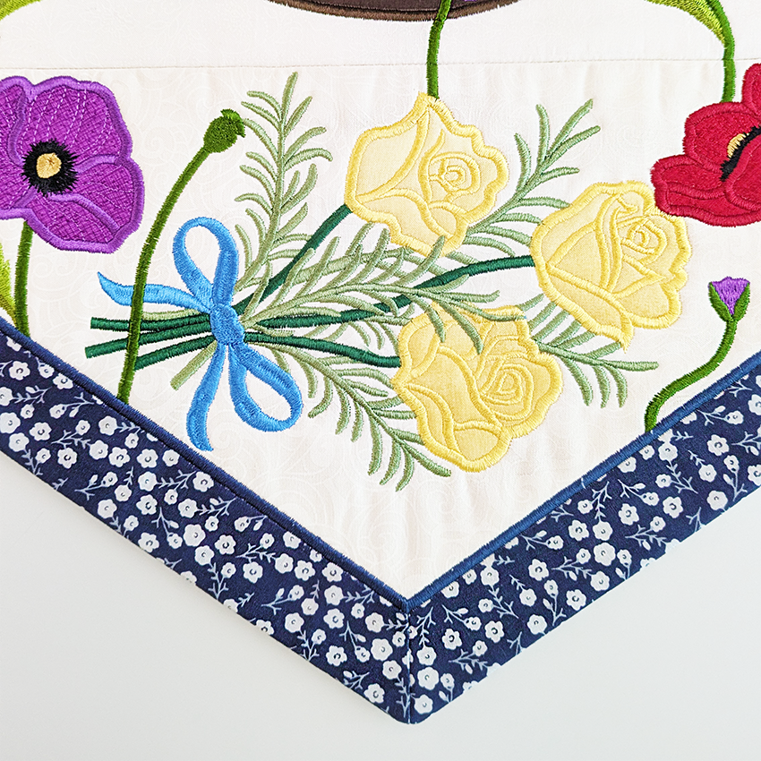 Australian and New Zealand Memorial Hanger In the hoop machine embroidery designs