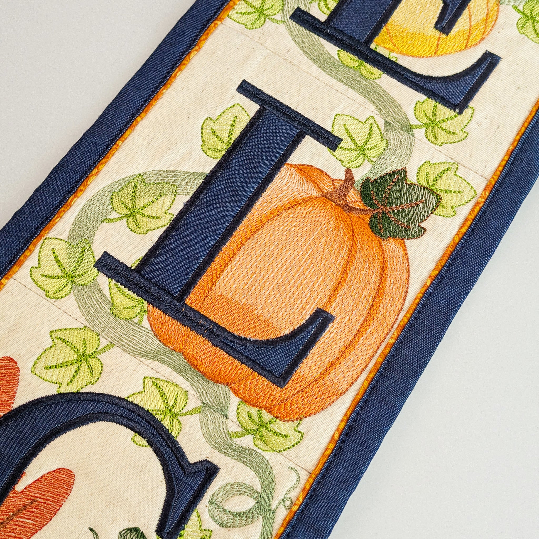 Autumn/Fall Welcome Hanger In the hoop machine embroidery designs