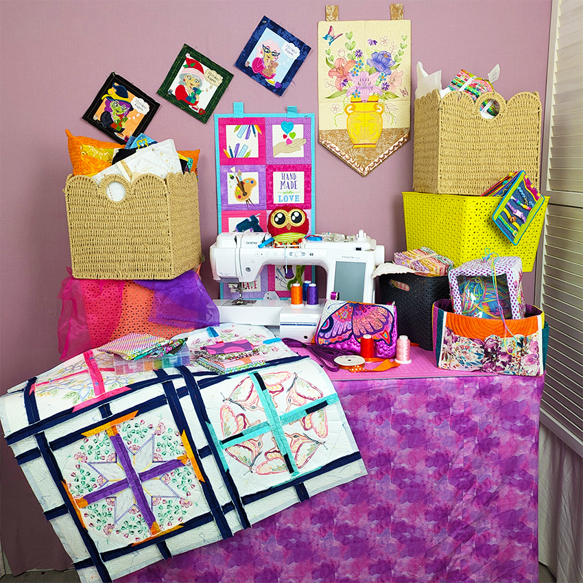 BOW The Adventures of Ms. Stitch - Block 2