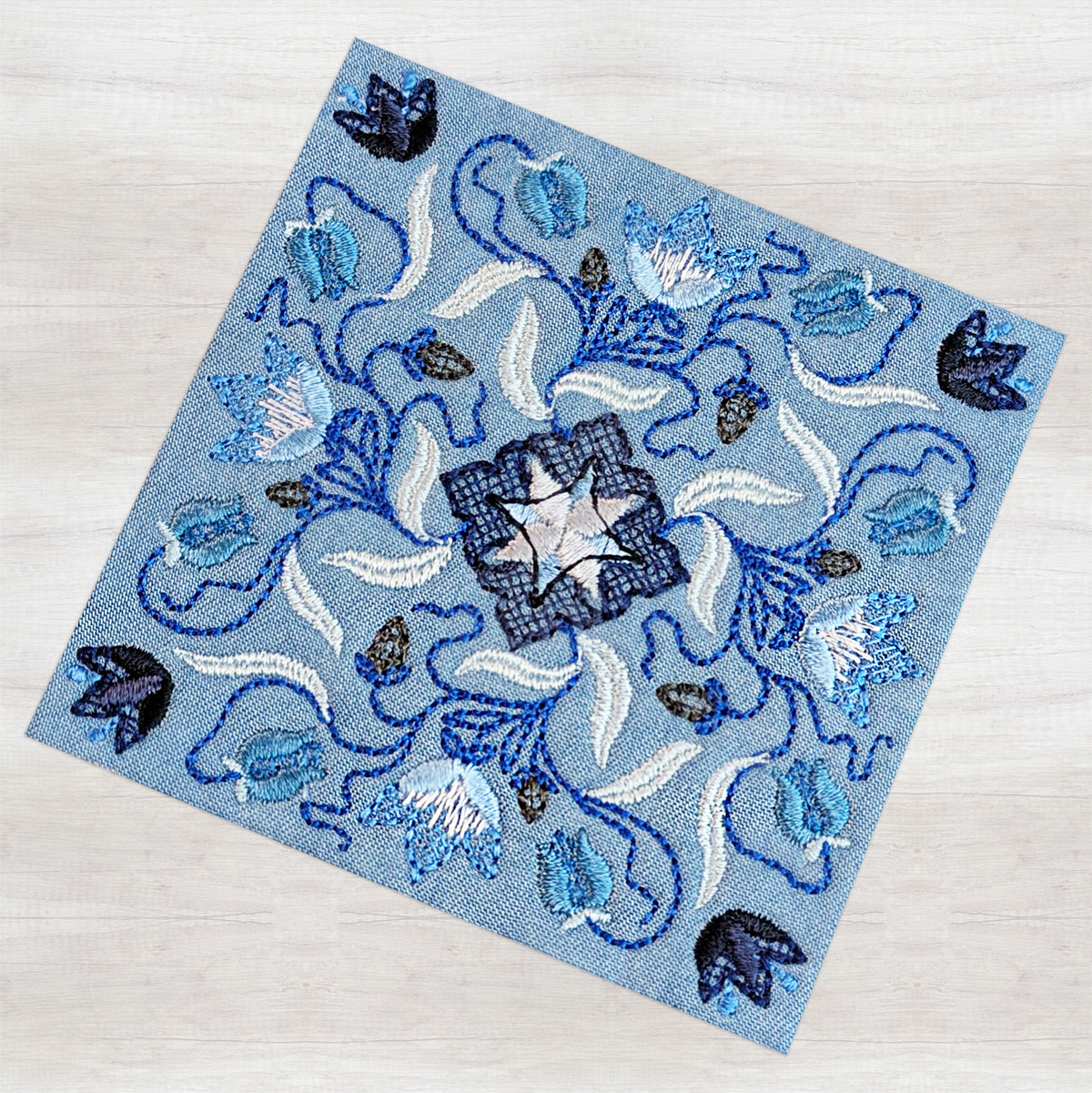 BOM Woodland Wonderland Quilt - Block 11 In the hoop machine embroidery designs