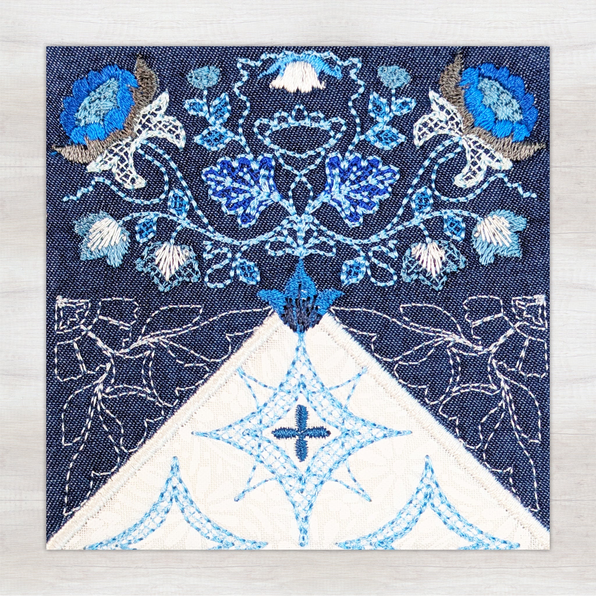 BOM Woodland Wonderland Quilt - Block 8 In the hoop machine embroidery designs
