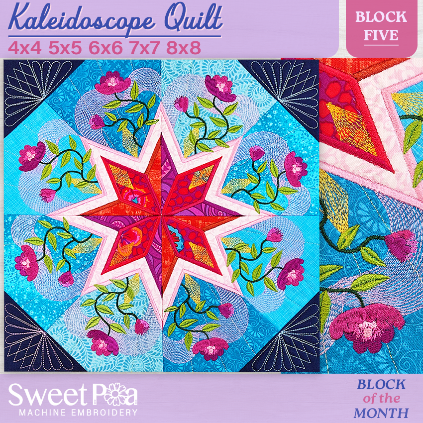 BOM Kaleidoscope Quilt - Block 5