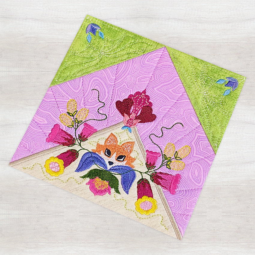 BOM Woodland Wonderland Quilt - Block 2