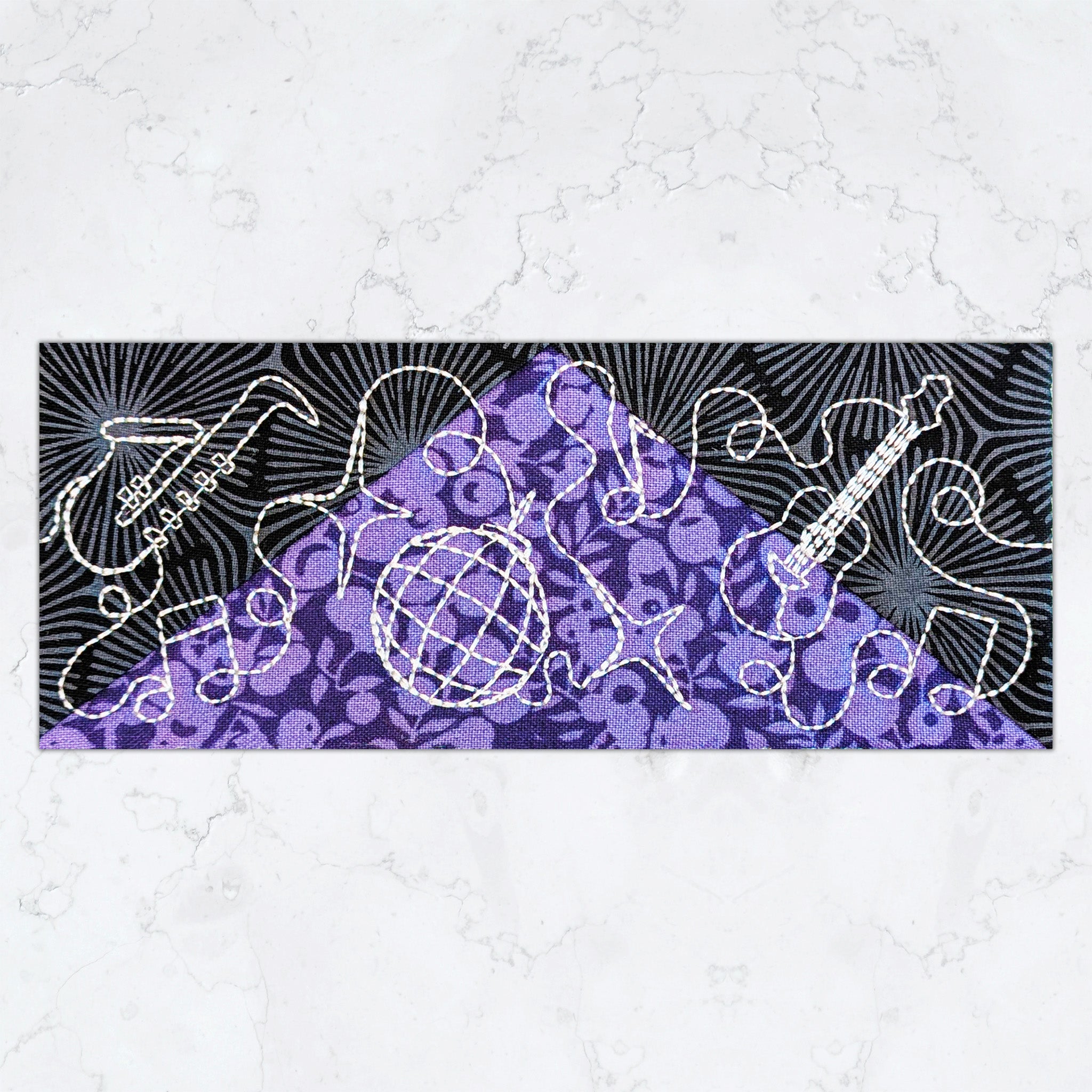 BOW Monster Dance Quilt - Border Blocks In the hoop machine embroidery designs