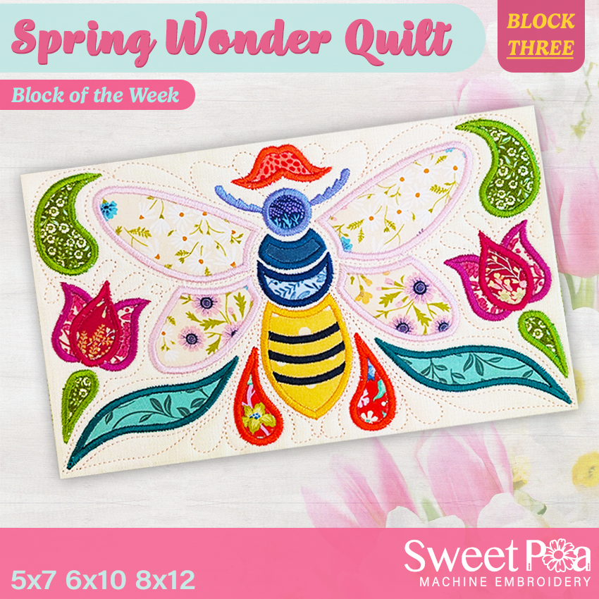 BOW Spring Wonder Quilt - Block 3