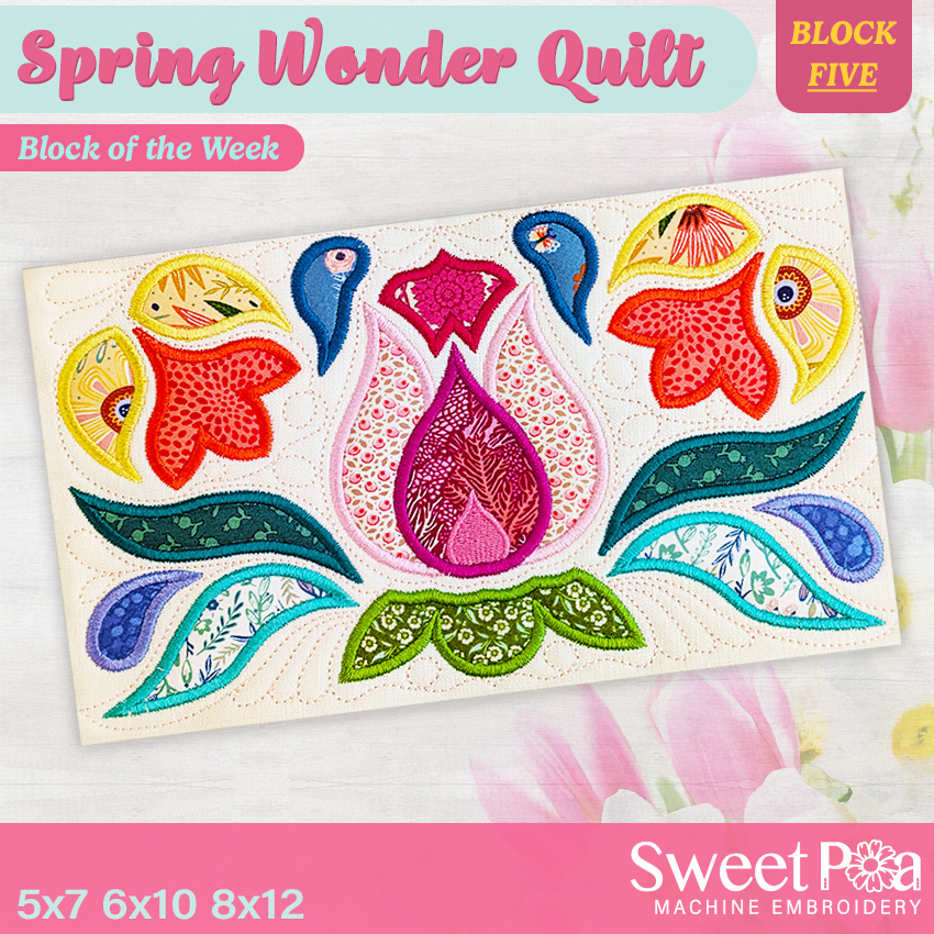 BOW Spring Wonder Quilt - Block 5