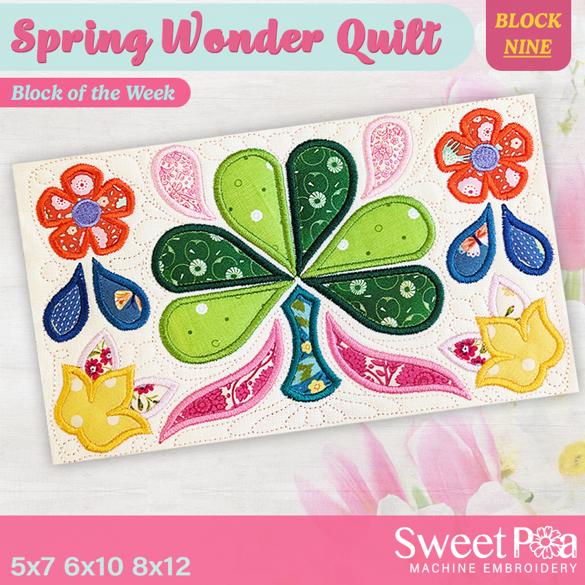 BOW Spring Wonder Quilt - Block 9
