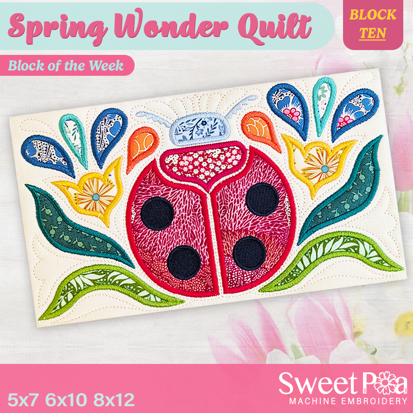 BOW Spring Wonder Quilt - Block 10