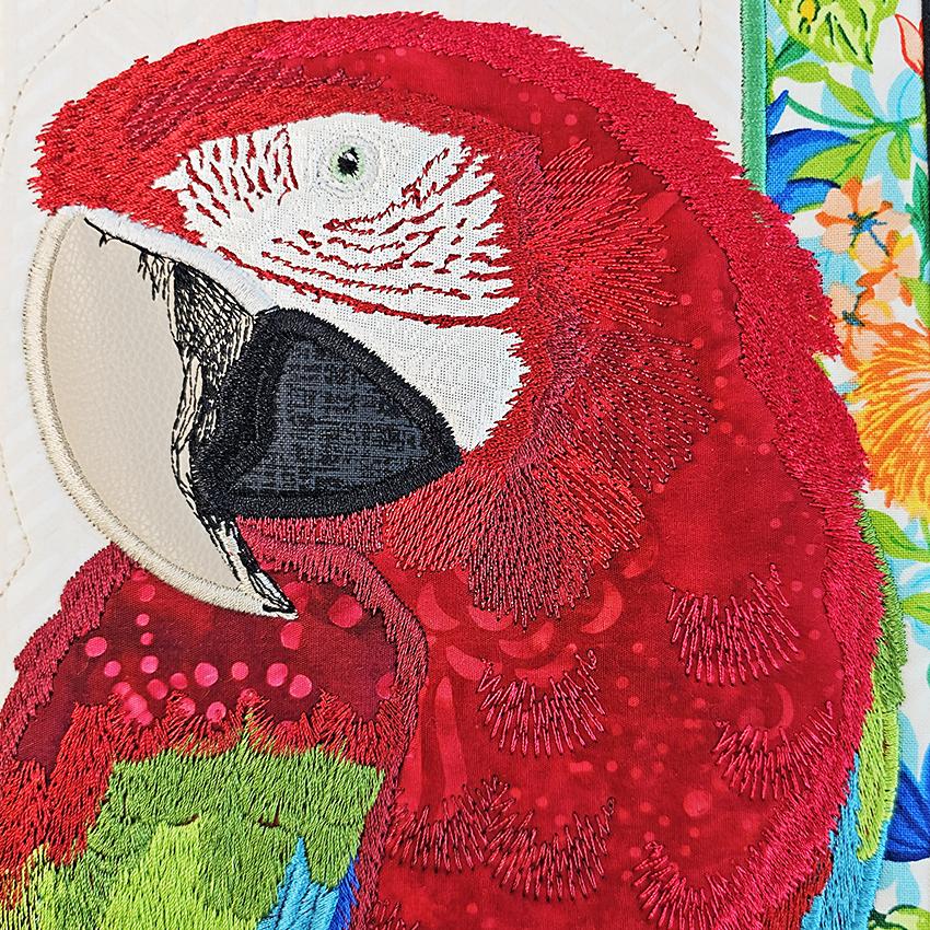 Beautiful Birds Table Runner In the hoop machine embroidery designs