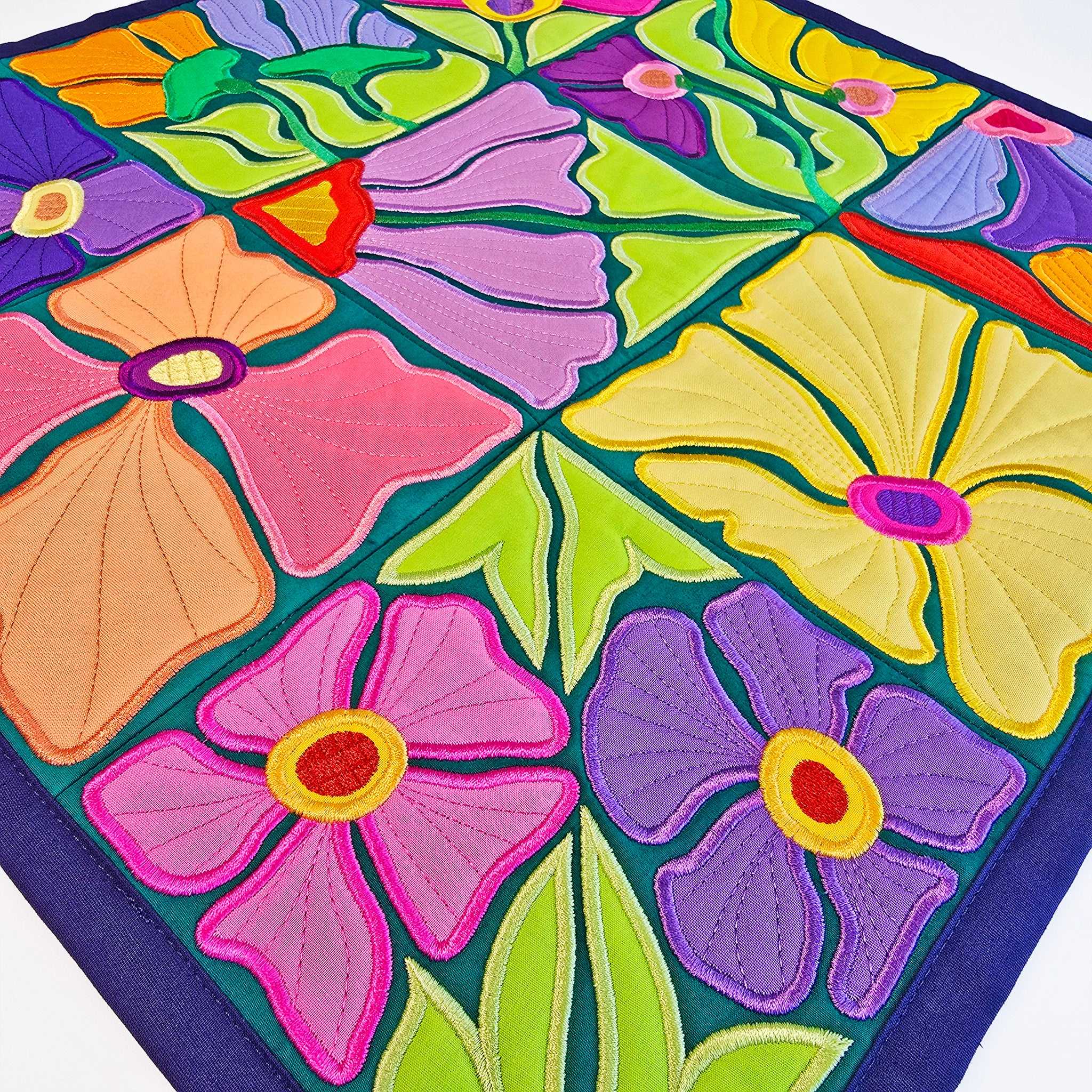 Big Beauties Quilt In the hoop machine embroidery designs