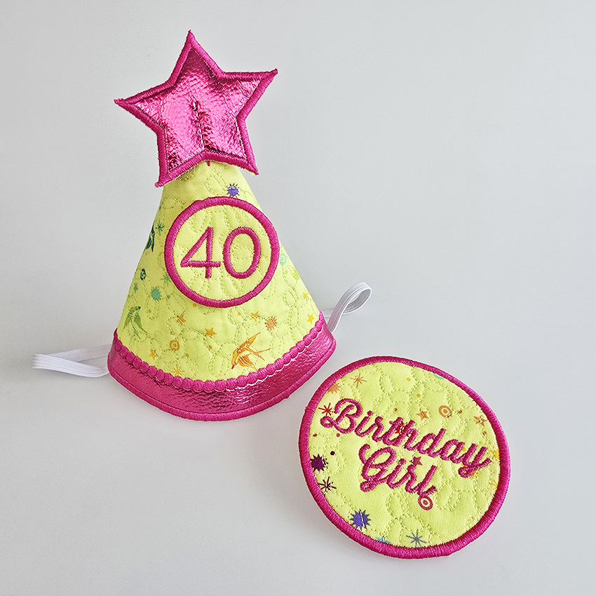 Birthday Badges and Party Hat Numbers