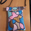 Modern Mosaic Zipper Purse 5x7 6x10 7x12 9.5x14 - Sweet Pea In The Hoop Machine Embroidery Design