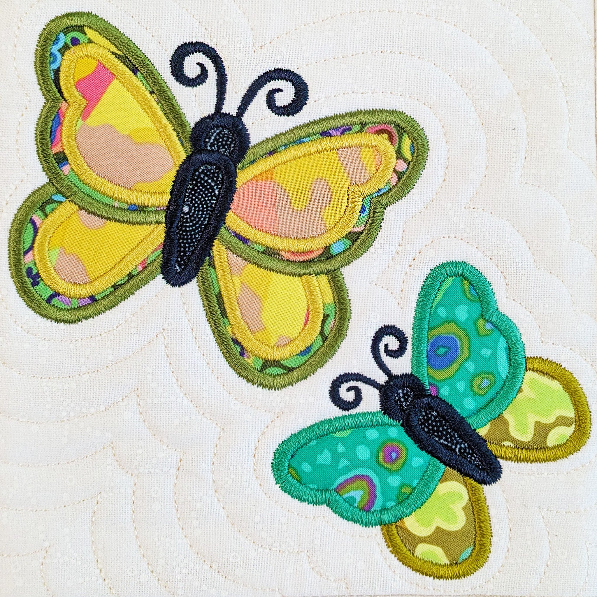 Butterfly Blocks and Quilt In the hoop machine embroidery designs