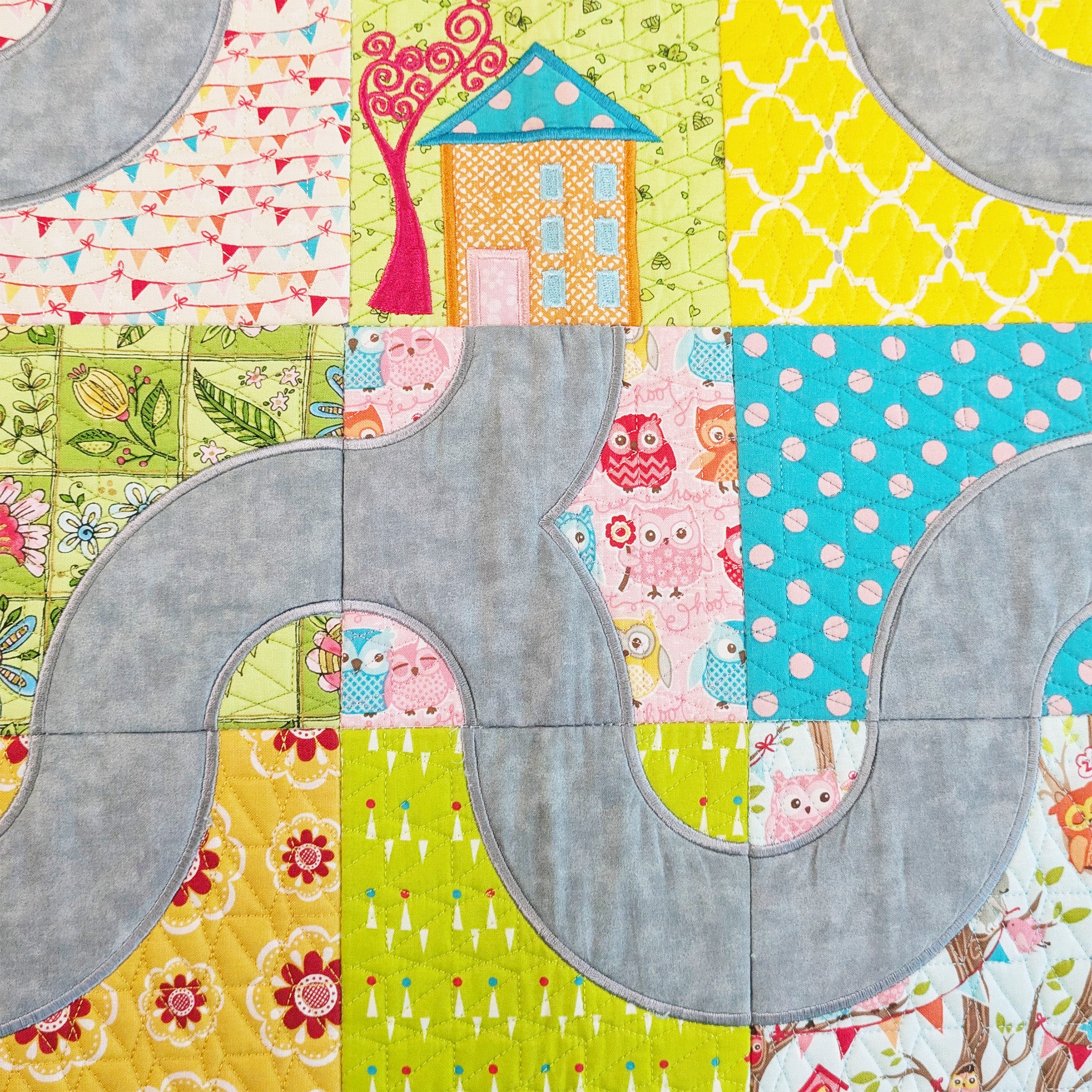 Car Play Mat Quilt In the hoop machine embroidery designs