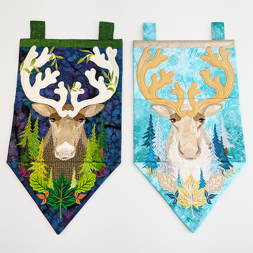 Caribou Reindeer Hanger both styles