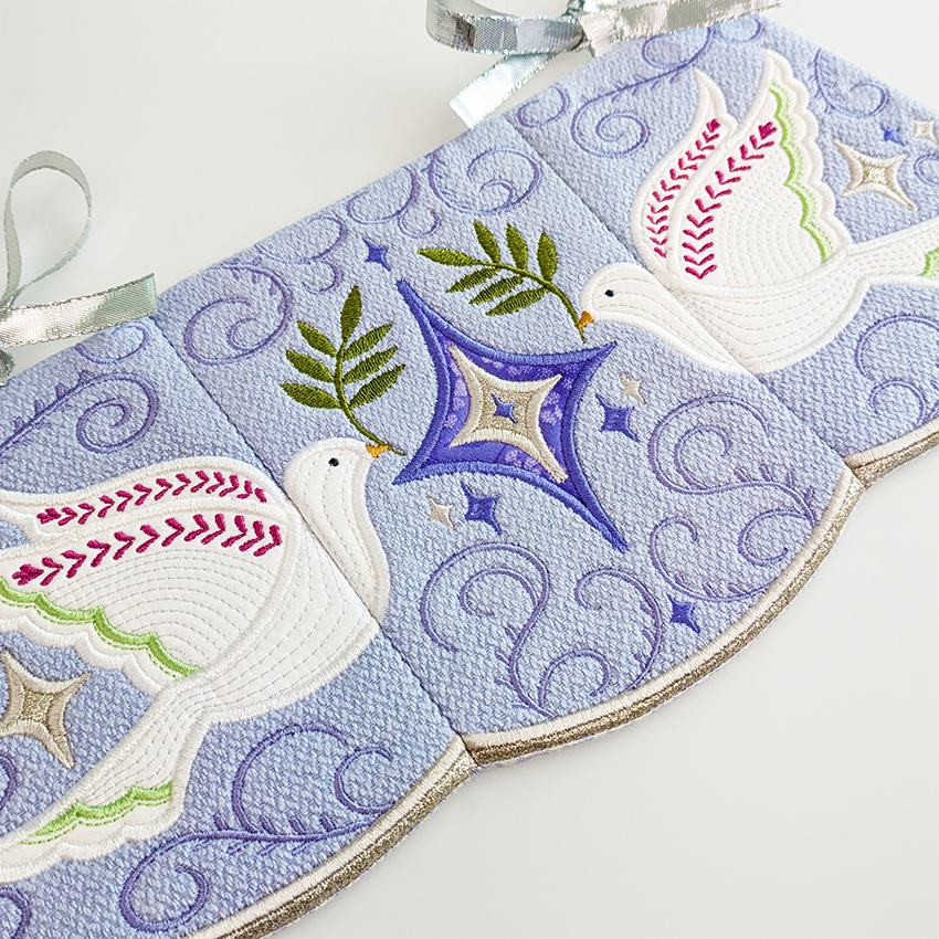 Christmas Dove Placemat