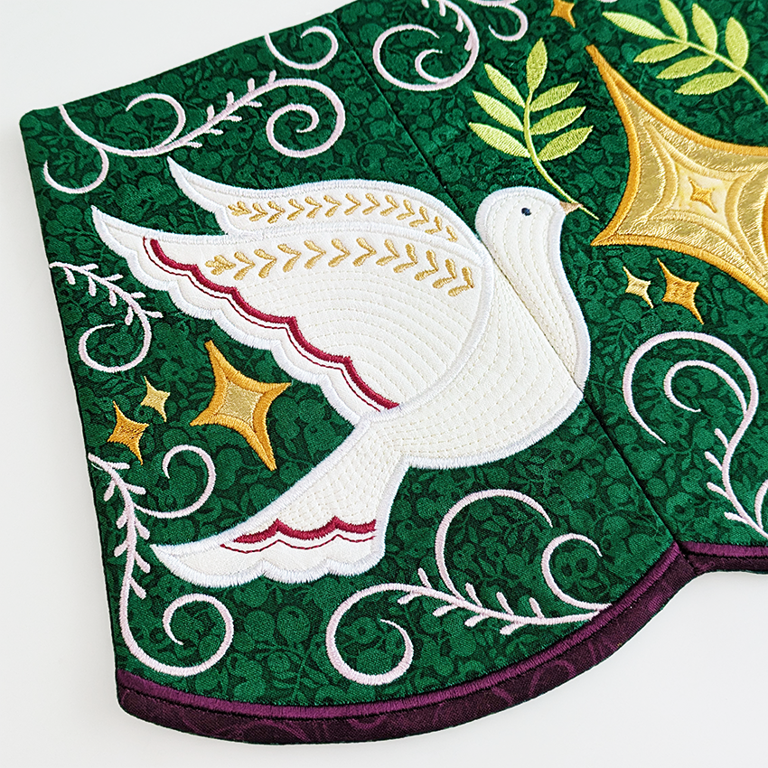 Christmas Dove Placemat