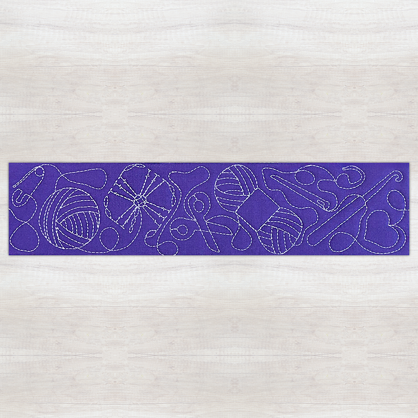 Crochet Quilting Borders In the hoop machine embroidery designs