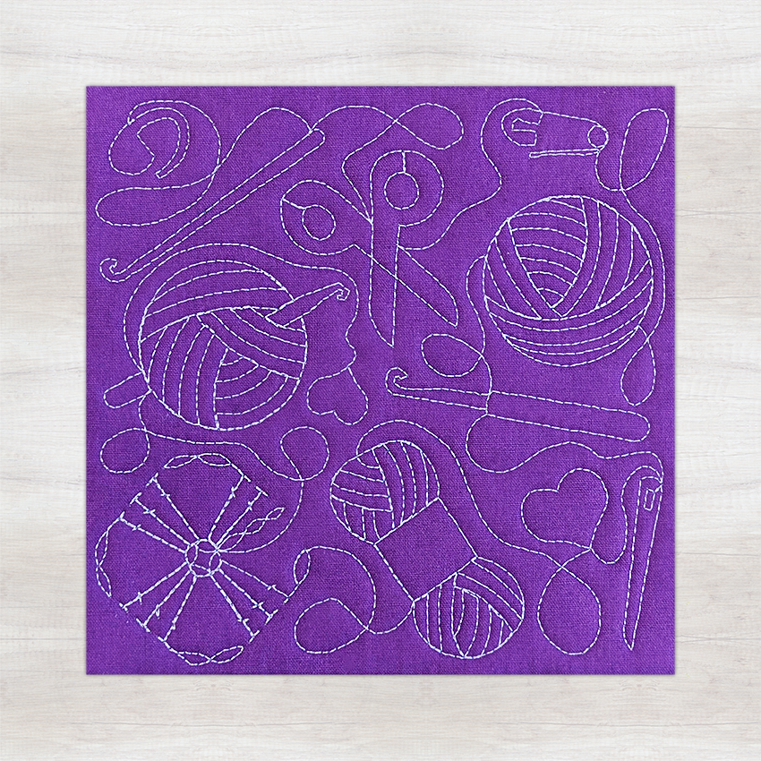 Crochet Quilting Blocks In the hoop machine embroidery designs