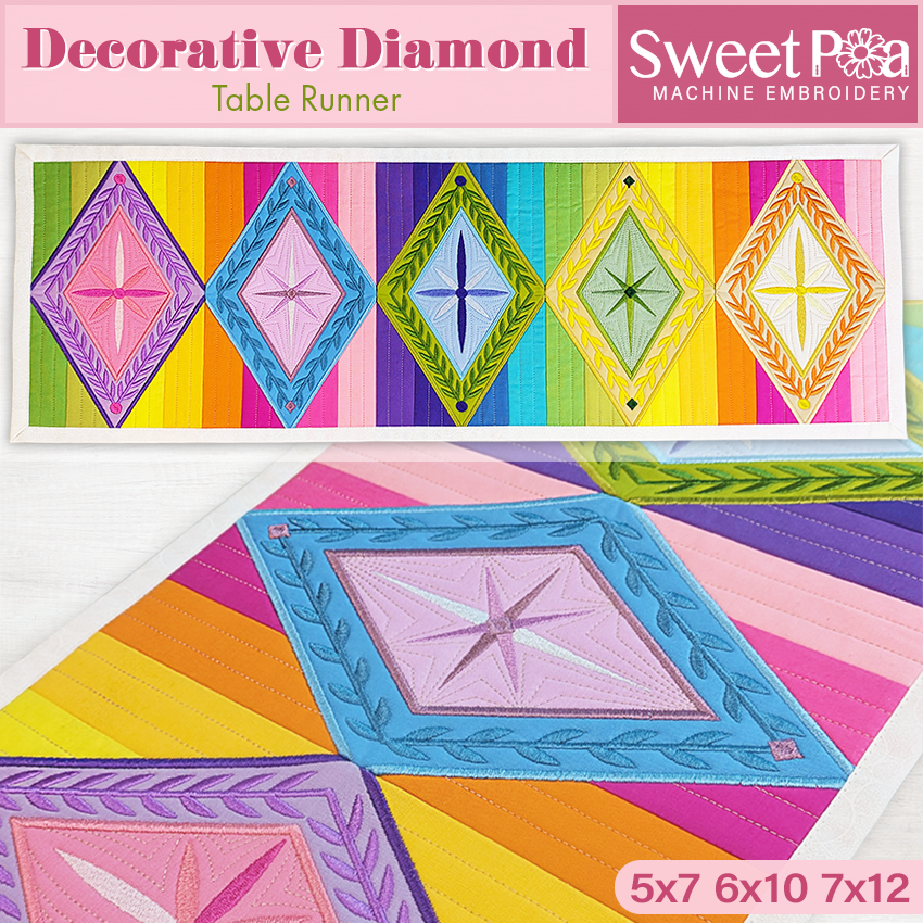 Decorative Diamond Table Runner