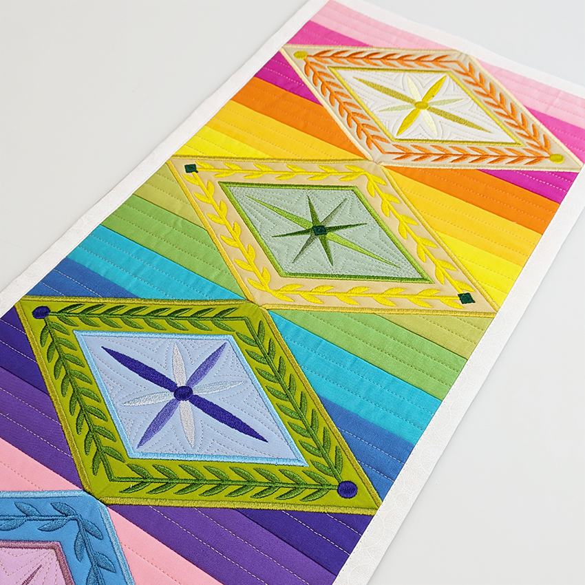 Decorative Diamond Table Runner