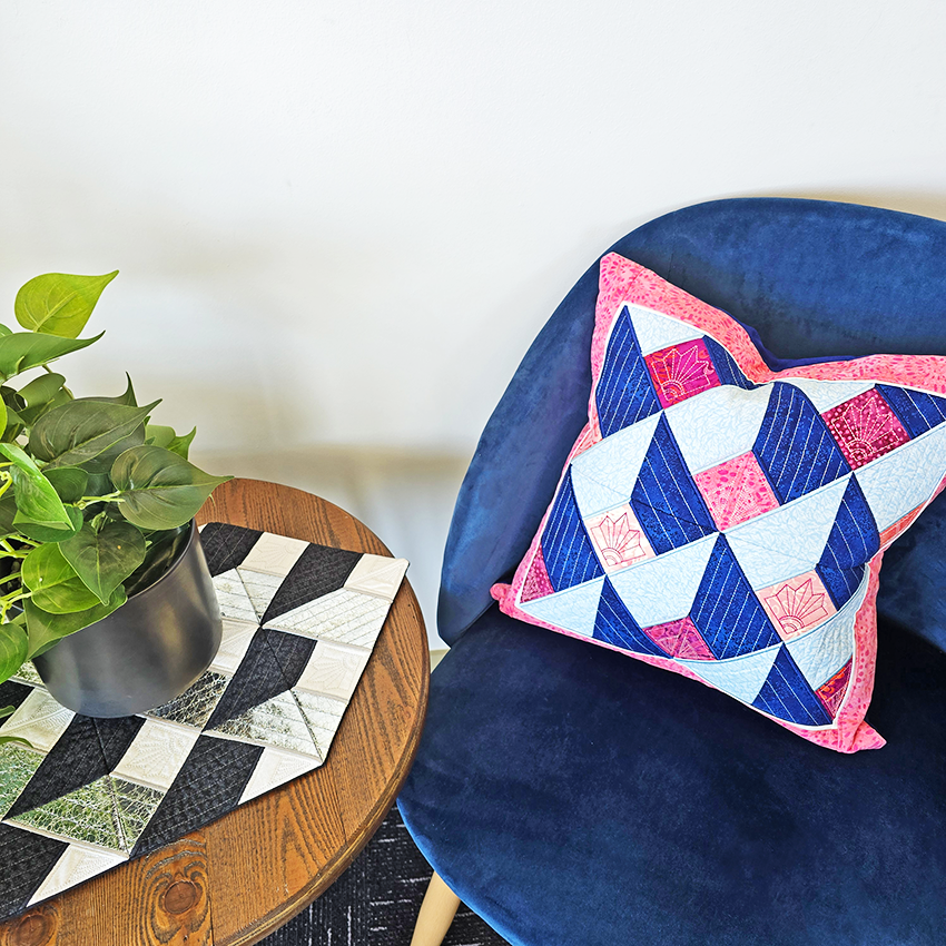 Diamond Dimension Block or Quilt