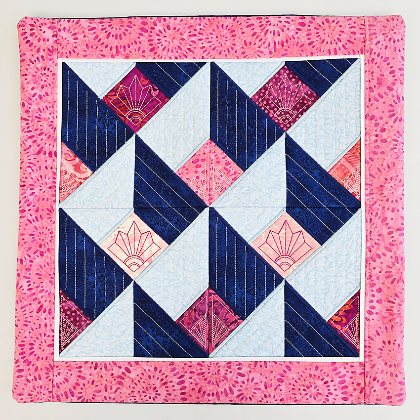 Diamond Dimension Block or Quilt