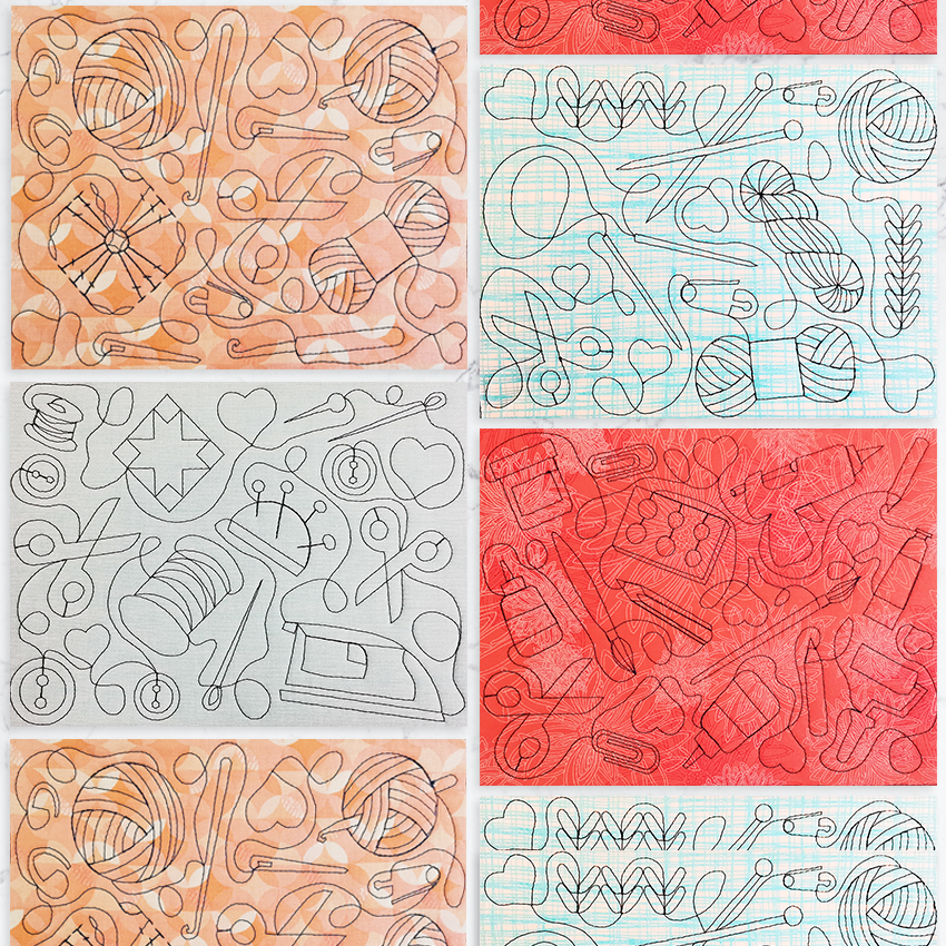 quilting patterns for craft tote