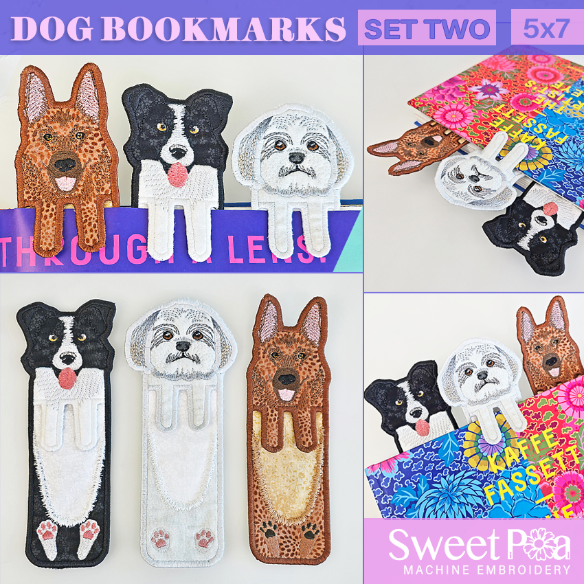 Dog Bookmarks Set Two