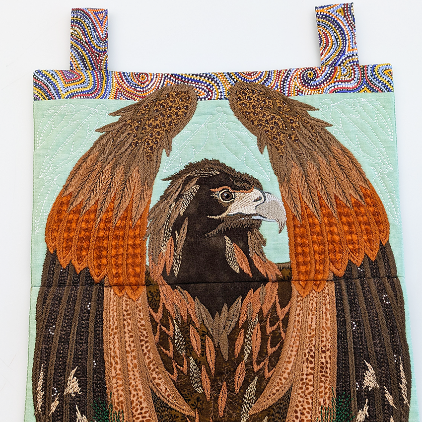 Eagle Hanger In the hoop machine embroidery designs