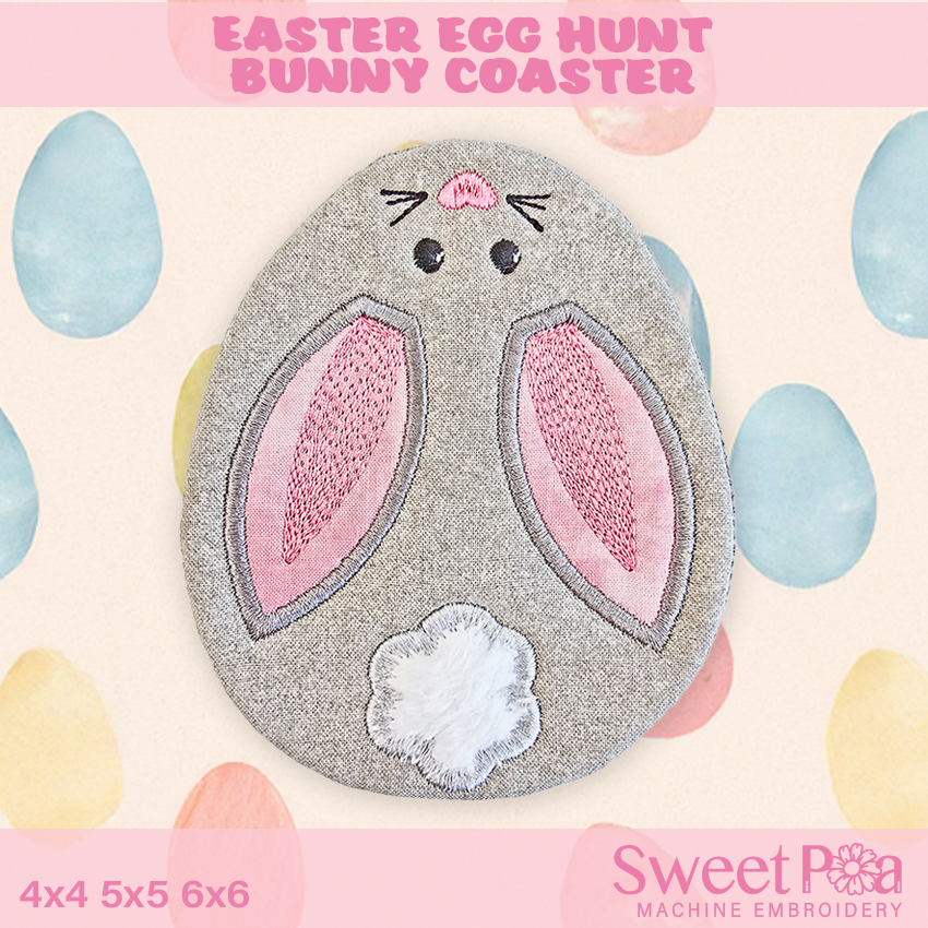 Easter Egg Hunt Bunny Coaster