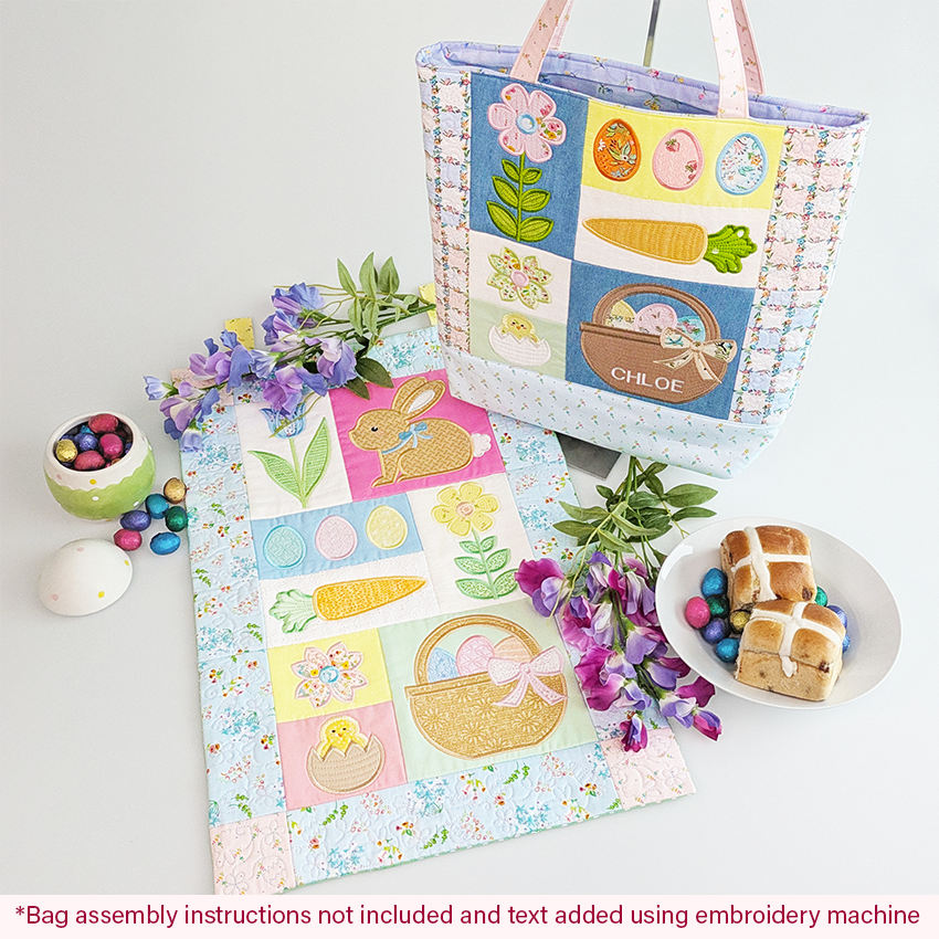 Easter Fun Hanger In the hoop machine embroidery designs