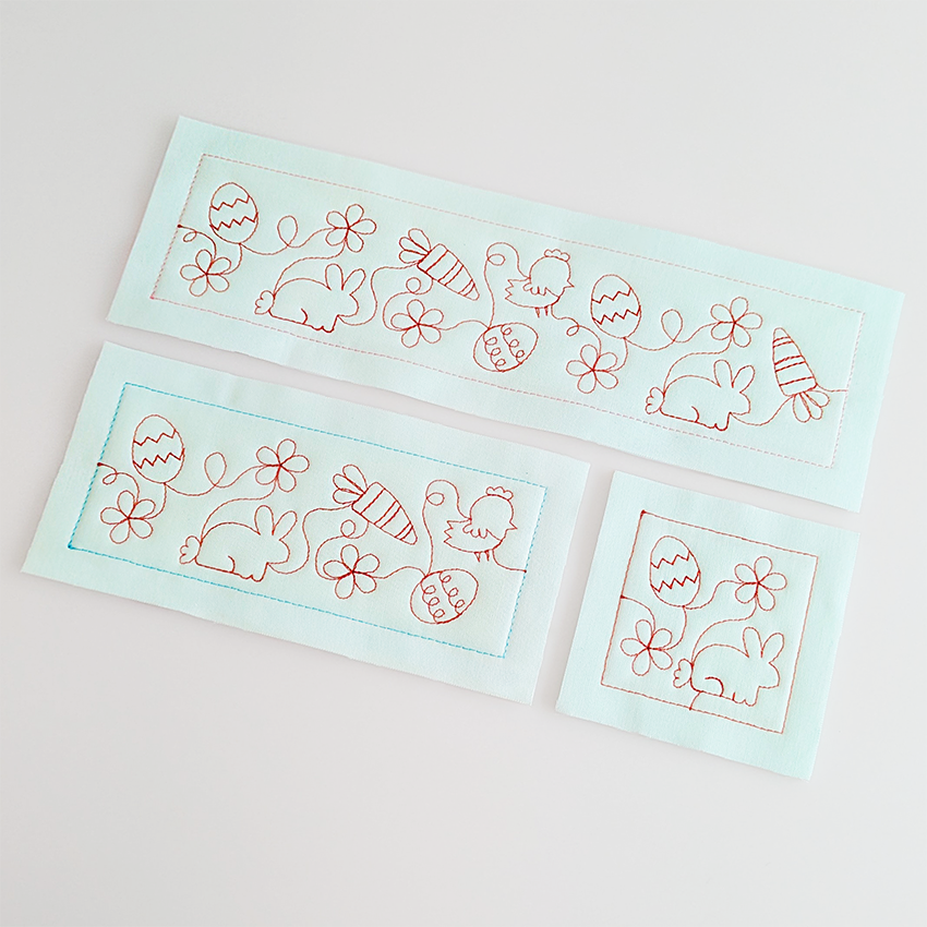 Easter Quilting Borders In the hoop machine embroidery designs