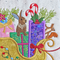 BOW Christmas Festive Things Quilt - Block 7 - Sweet Pea In The Hoop Machine Embroidery Design