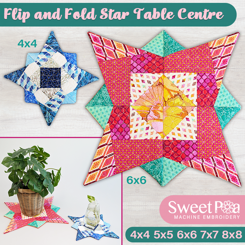 Flip and Fold Star Table Centre