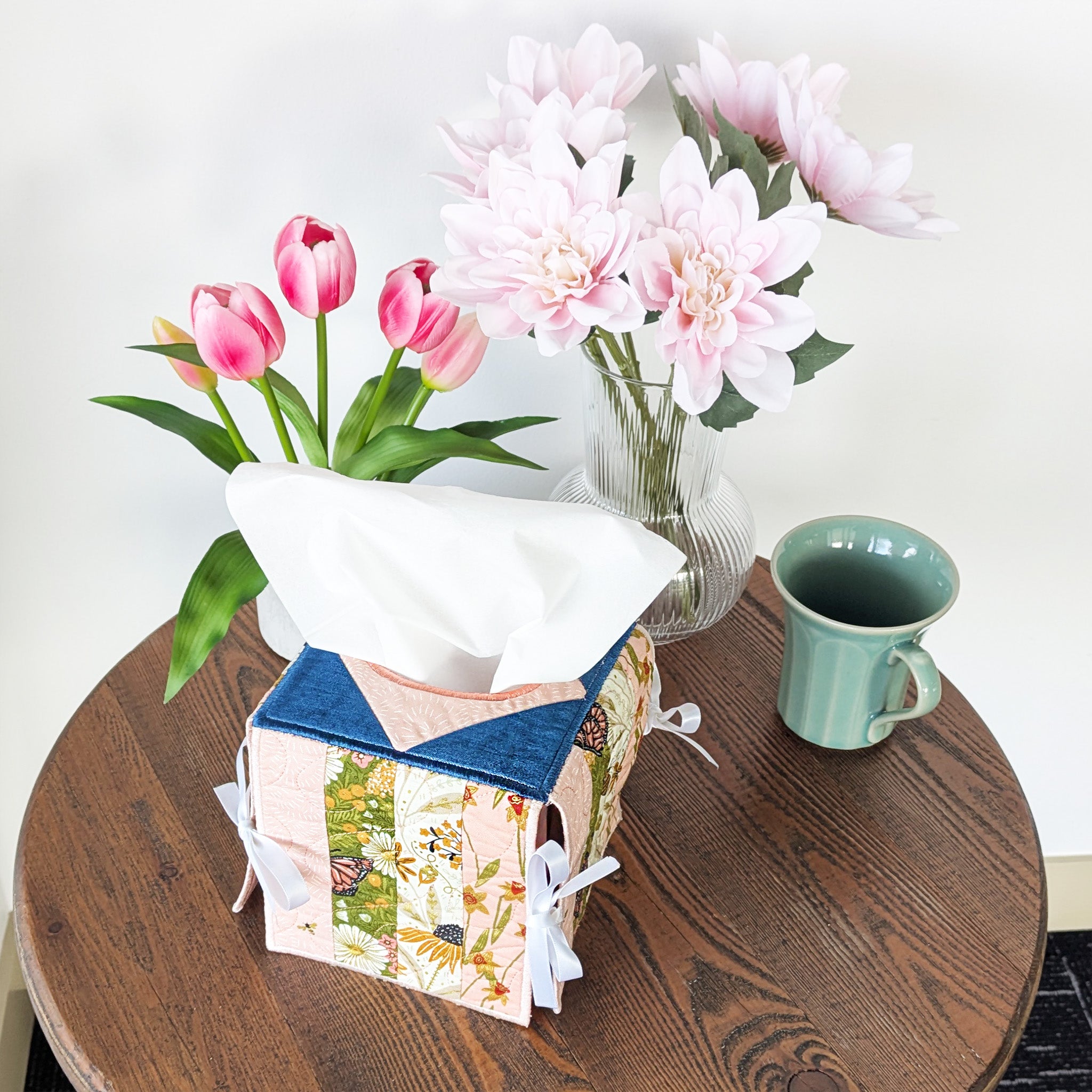 Flip and Fold Tissue Box In the hoop machine embroidery designs