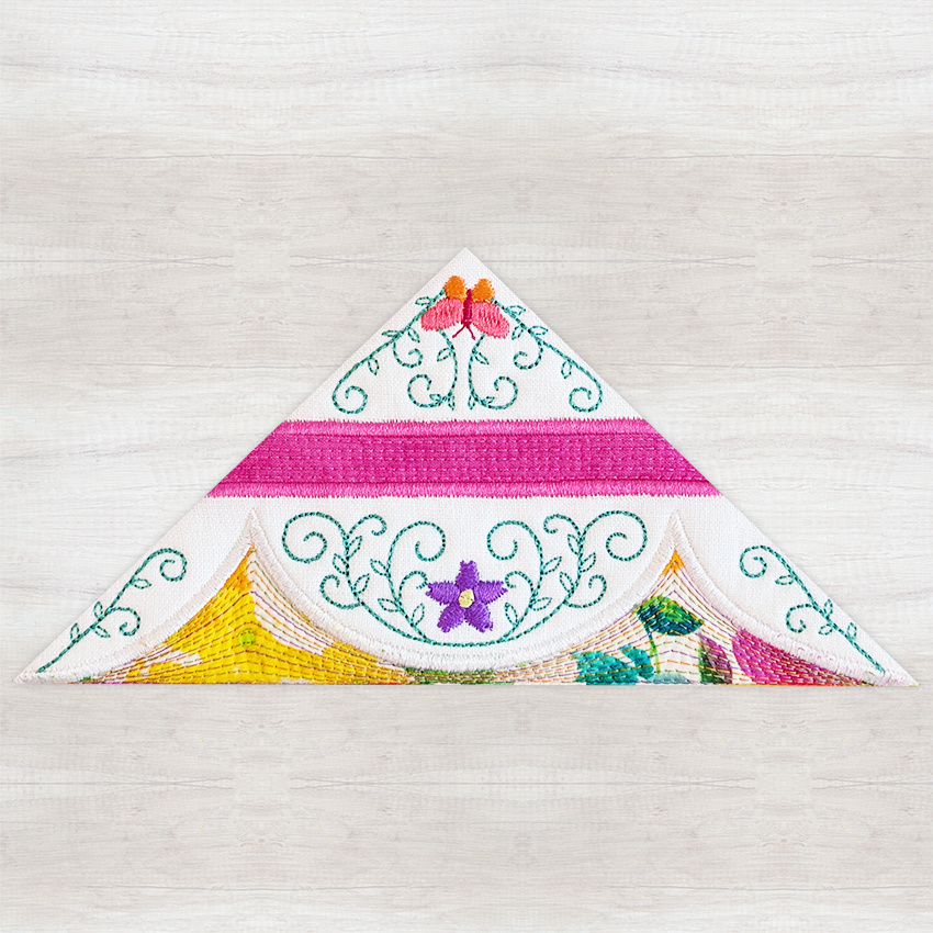 Flower Gallery Add-On Block In the hoop machine embroidery designs