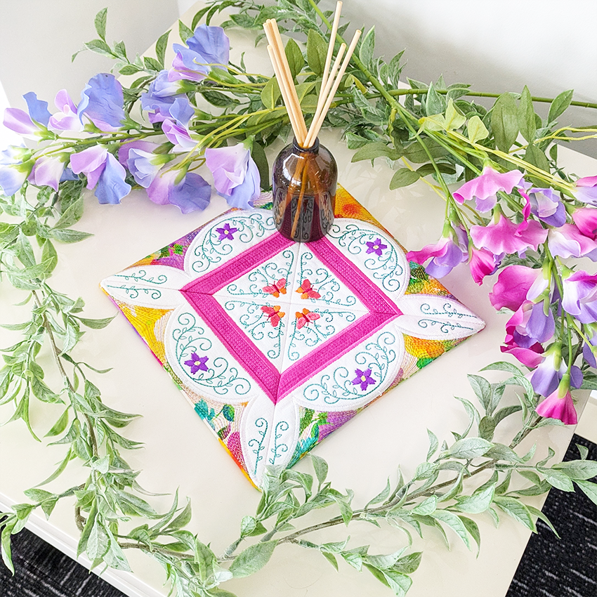 Flower Gallery Add-On Block In the hoop machine embroidery designs