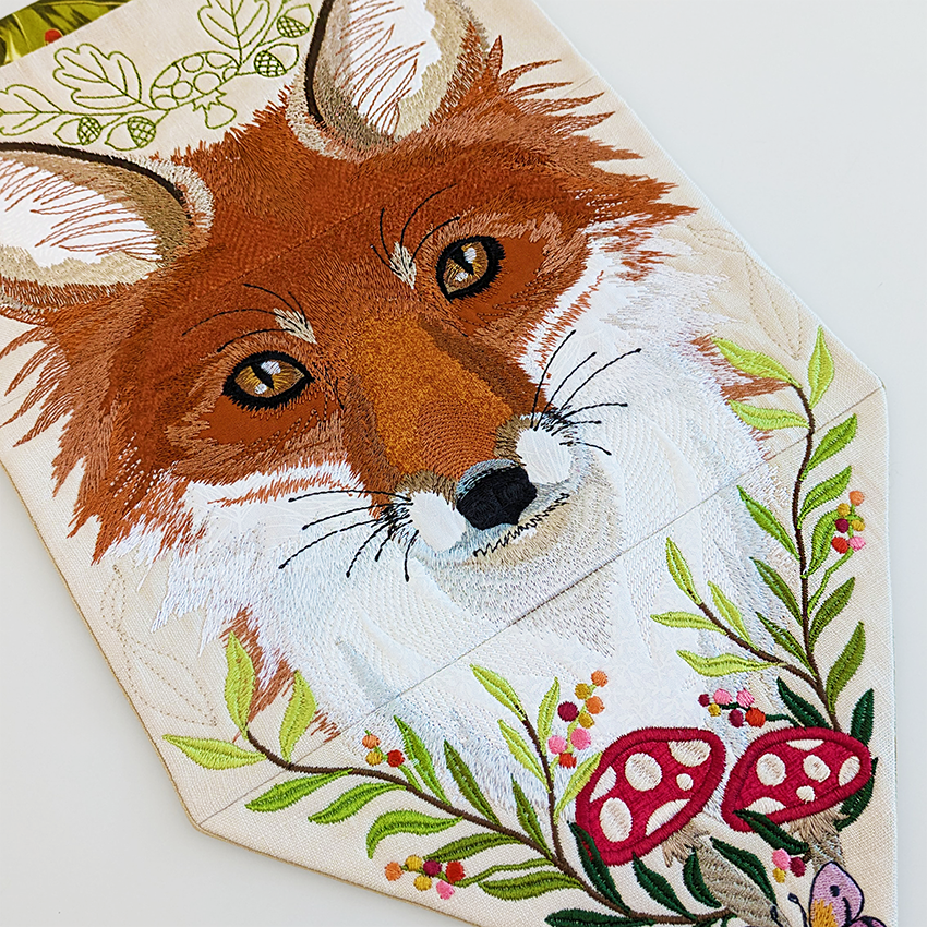 Fox Hanger In the hoop machine embroidery designs