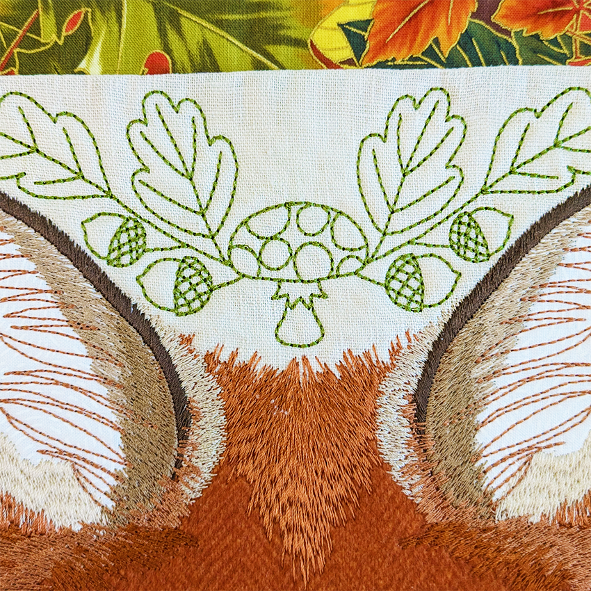 Fox Hanger In the hoop machine embroidery designs