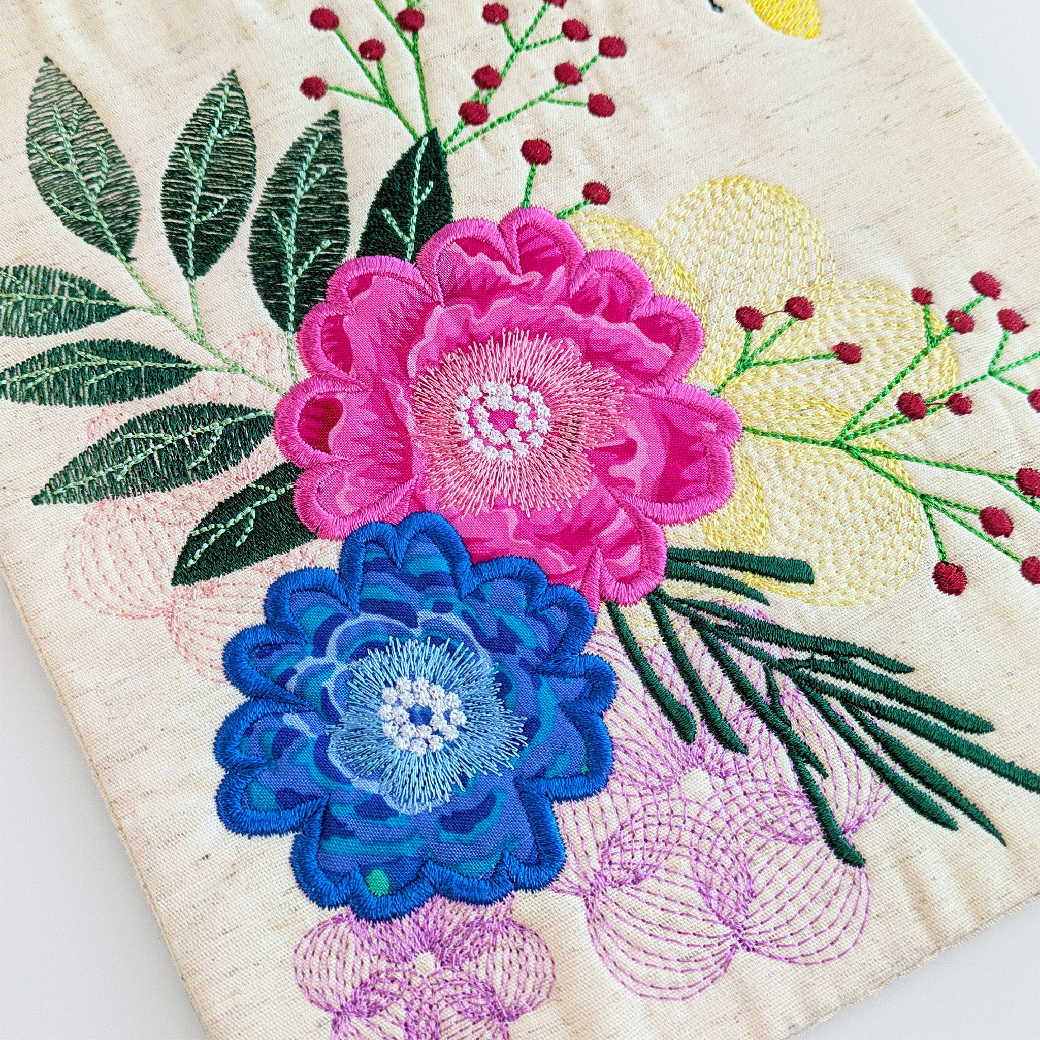 Garden Banner or Flag In the hoop machine embroidery designs