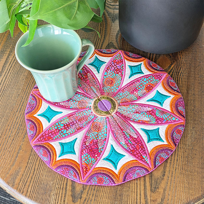 Geometric Flower Table Centre